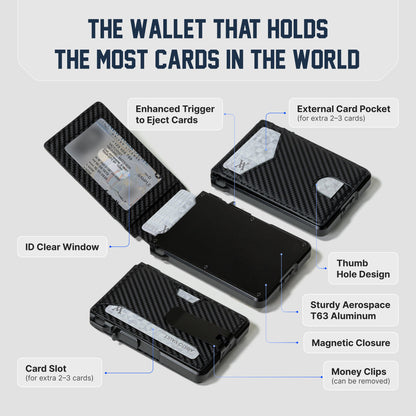 😊The hottest wallet of 2026😊 Tactical Wallet - Military Limited Issue - The Wallet That Holds the Most Cards in the World